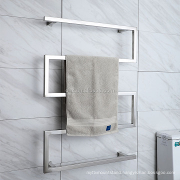 2021 Polished Finished High Quality Wall Mounted Stainless Steel Towel Warmer Heated Towel Rail 9045